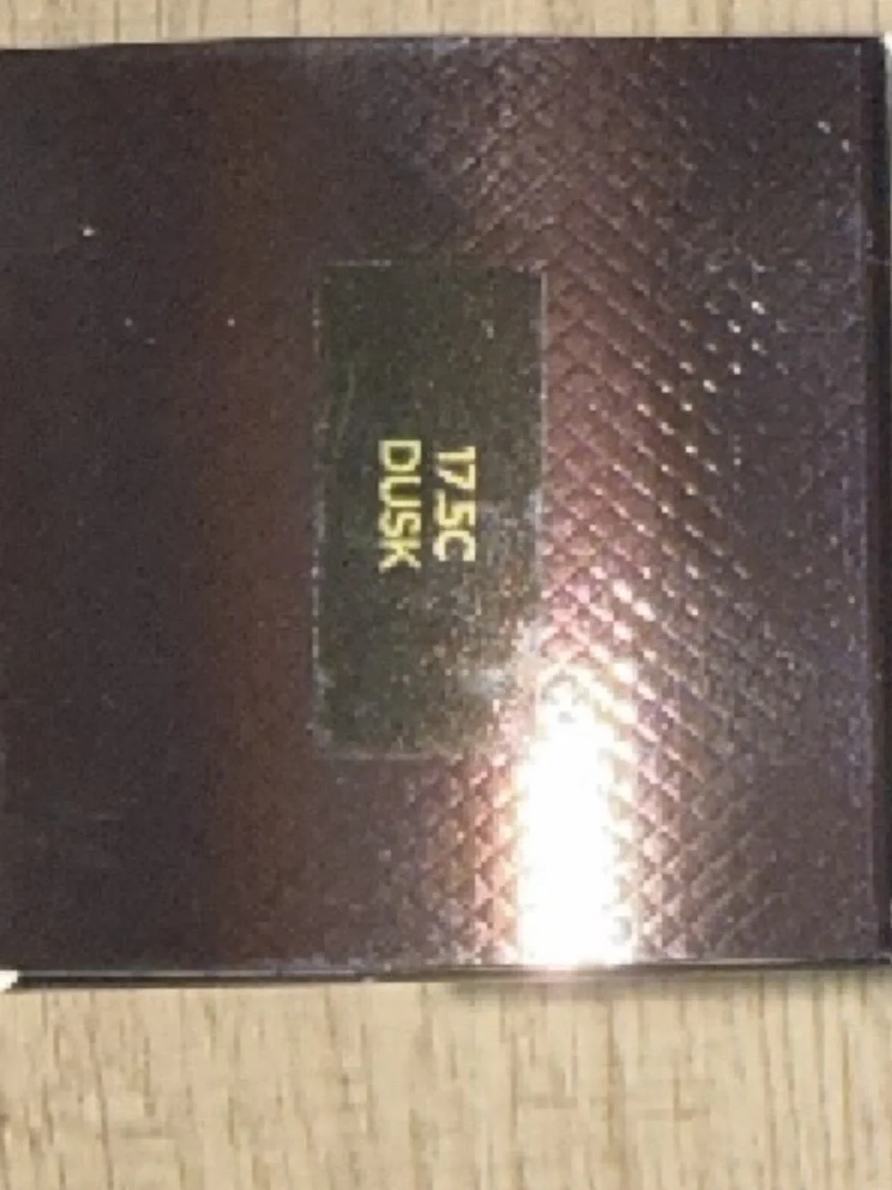 Tom Ford Compact Case in Black with Gold Label